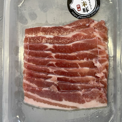 日本 宮崎大米豚去皮腩肉燒肉片 ( 150克 )