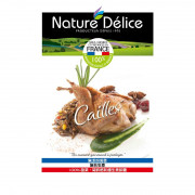 法國 Nature Délice 無添加激素鵪鶉 ( 加大孖裝 / 400克 )